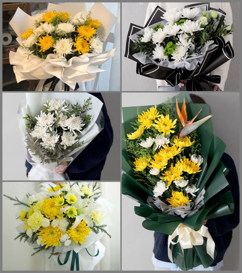 上海崇明区庙镇南星村白事花束代送